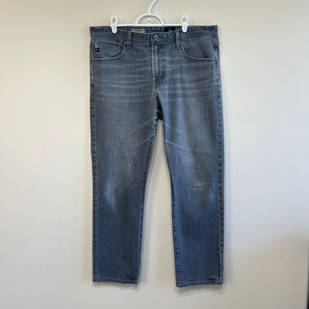 Adriano Goldschmied Mens The Graduate Tailored Leg Jeans Gray Size 36X34